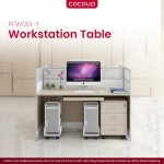 2-Person Workstation PFW001-Y (1.2m)