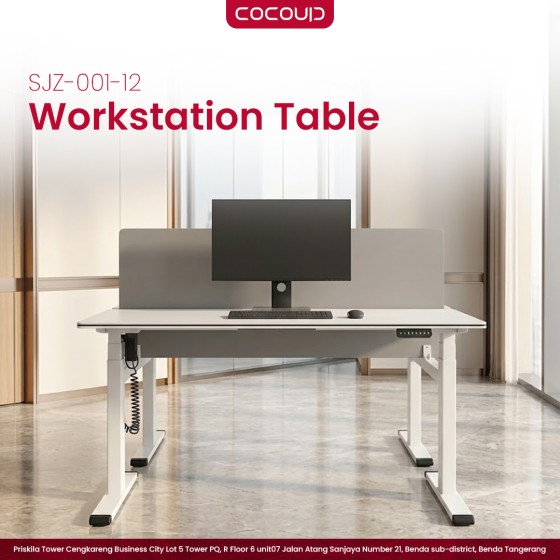 2-Person Height Adjustable Workstation SJZ-001-12 (1.2m)