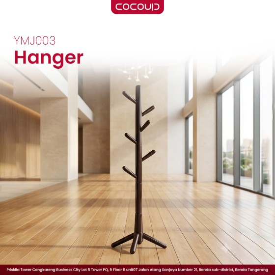 Wooden Coat Rack YMJ003