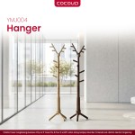 Solid Wood Coat Rack YMJ004