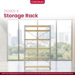 Tall Steel Frame Storage Cabinet ZSG002-6