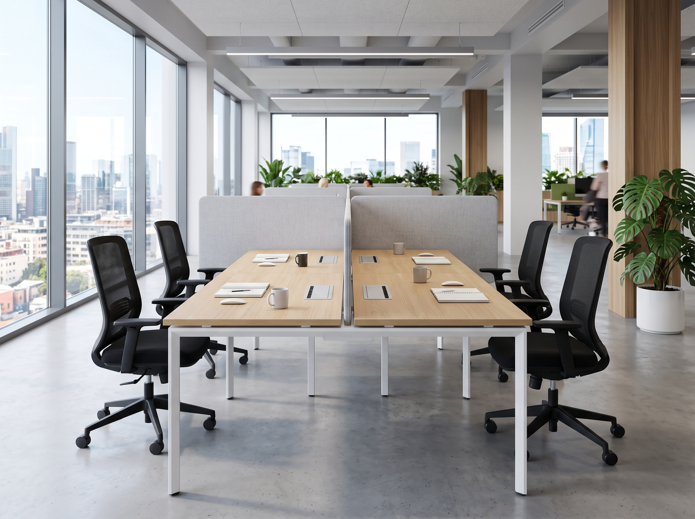 Panduan Memilih Meja Workstation Kantor 4 Staff